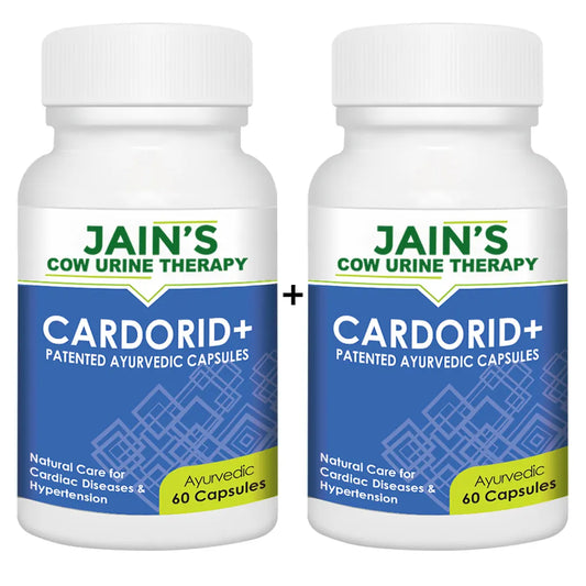 Jain's Cow Urine Therapy CARDORID+ Capsule Pack of 60