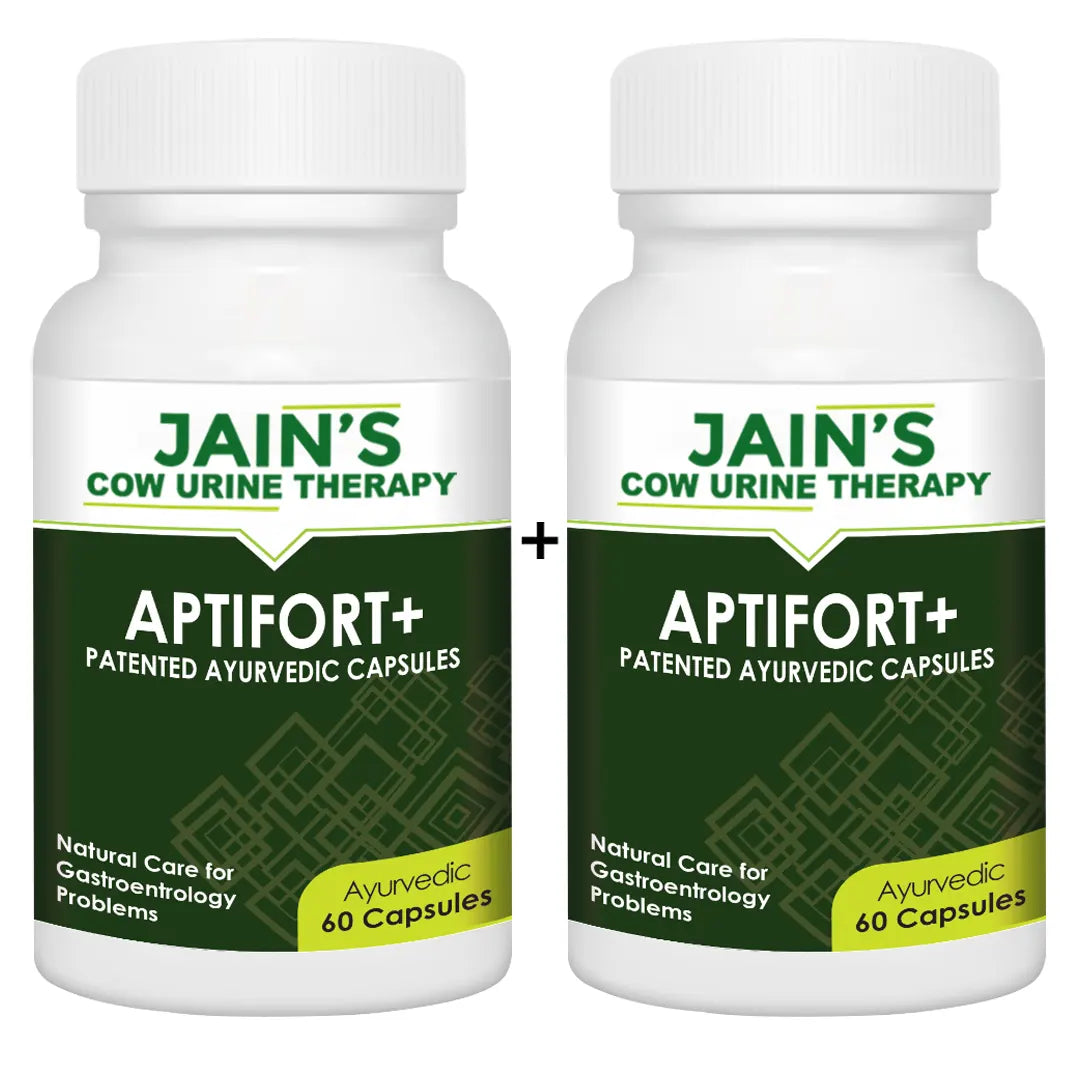 Jain's Cow Urine Therapy APTIFORT+ Capsule Pack of 60