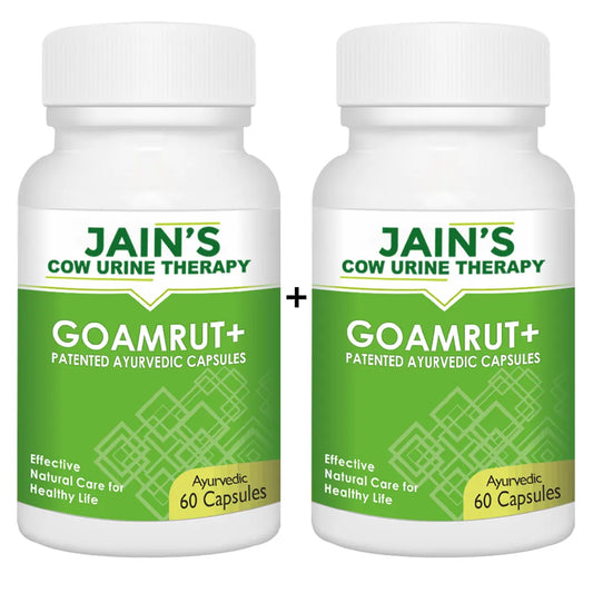 GOAMRUT Capsule Pack of 60 By Jain's Cow Urine Therapy