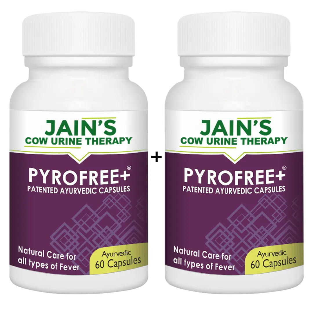 PYROFREE+ Capsule Pack of 60 By Jain's Cow Urine Therapy