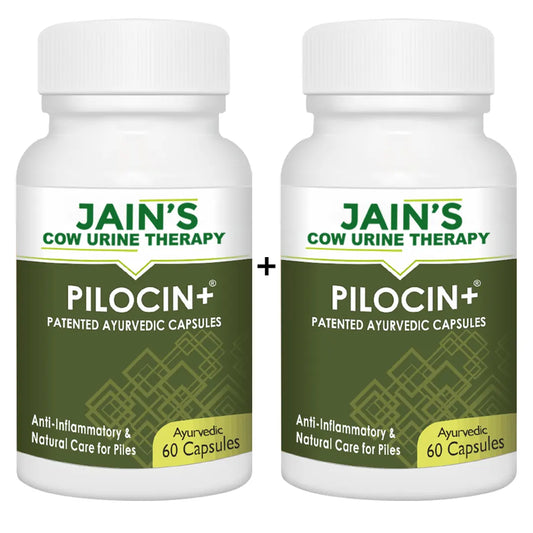 Pilocin Capsule for Piles By Jain's Cow Urine Therapy