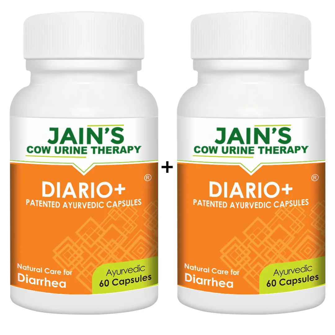 Jain's Cow Urine Therapy DIAREO Capsule Pack of 60