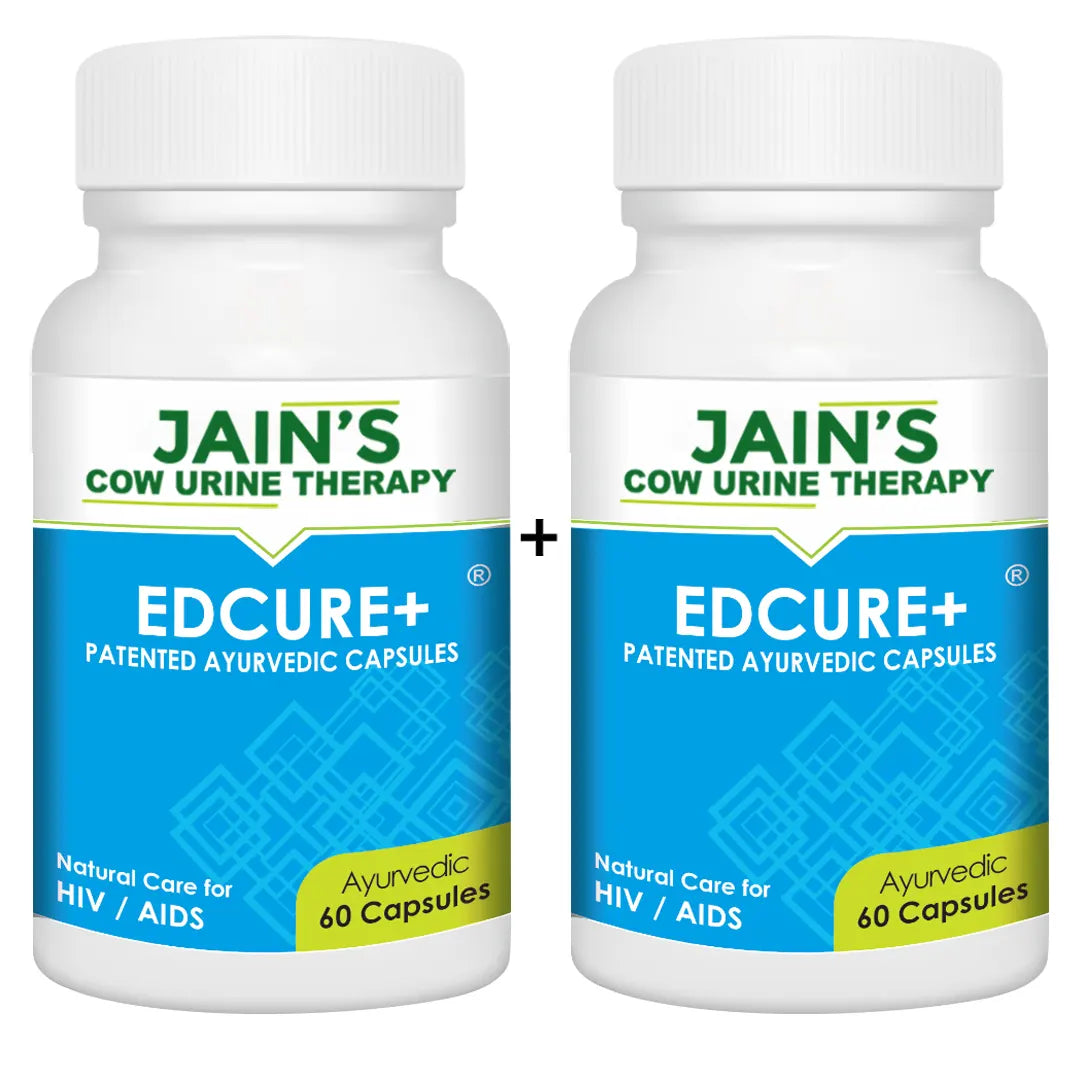Jain's Cow Urine Therapy EDCURE Capsule Pack of 60