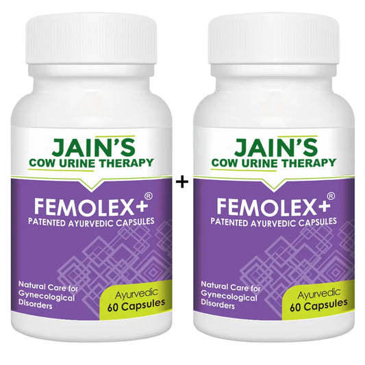 Jain's Cow Urine Therapy FEMOLEX+ Capsule Pack of 60