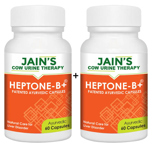 HEPTONE B+ Capsule Pack of 60 By Jain's Cow Urine Therapy