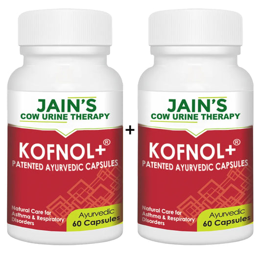 KOFNOL+ Capsule Pack of 60 By Jain's Cow Urine Therapy