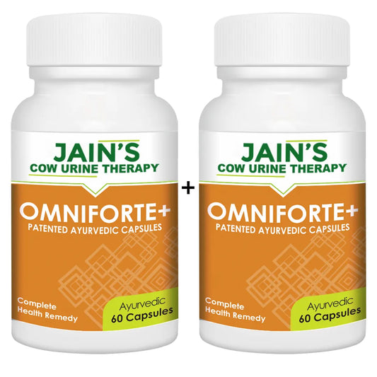 OMNIFORT+ Capsule Pack of 60 By Jain's Cow Urine Therapy