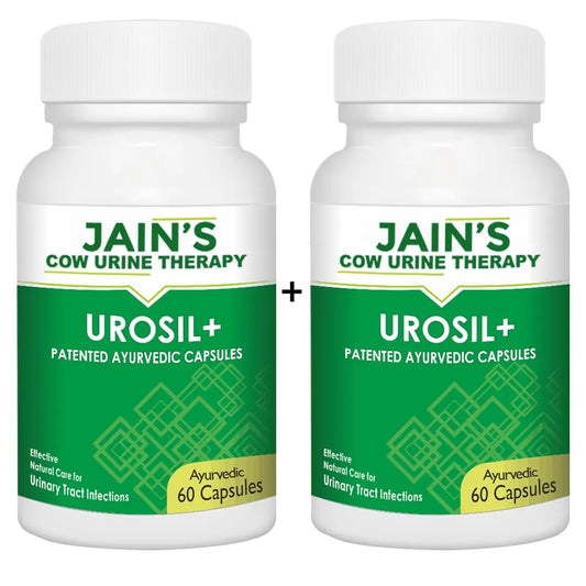 UROSIL+ Capsule Pack of 60 By Jain's Cow Urine Therapy