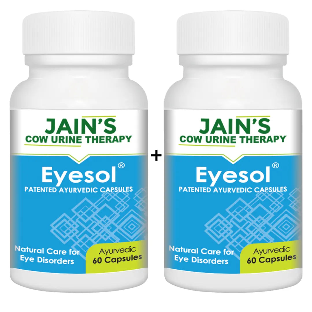 Jain's Cow Urine Therapy Eyesol Capsule Pack of 60