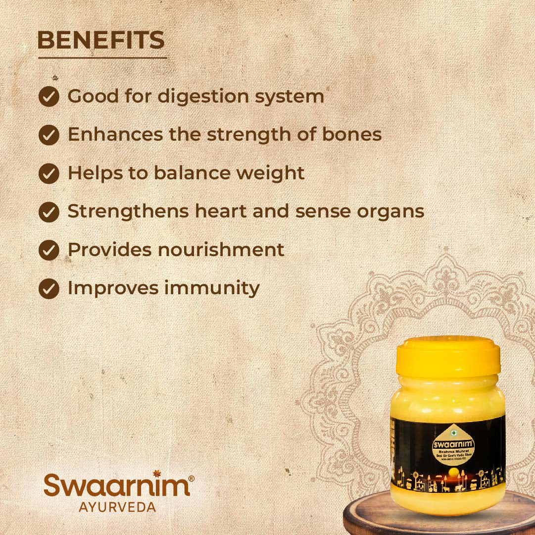 Benefits Of Swaarnim Jain's A2 Brahma Muhurta Ghee 500ml