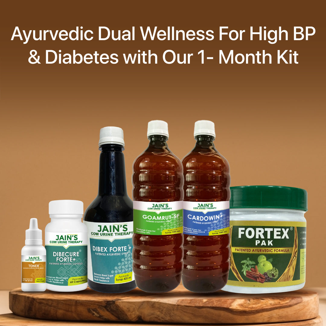 Diabetes+ BP Kit - Jain's Cow Urine Therapy