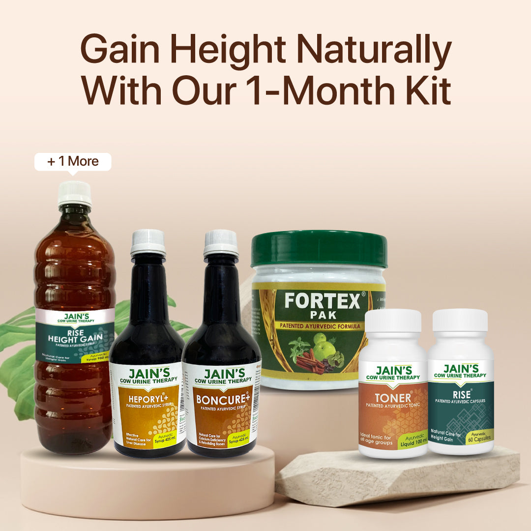 Height Gain Support Kit By Jain's Cow Urine Therapy