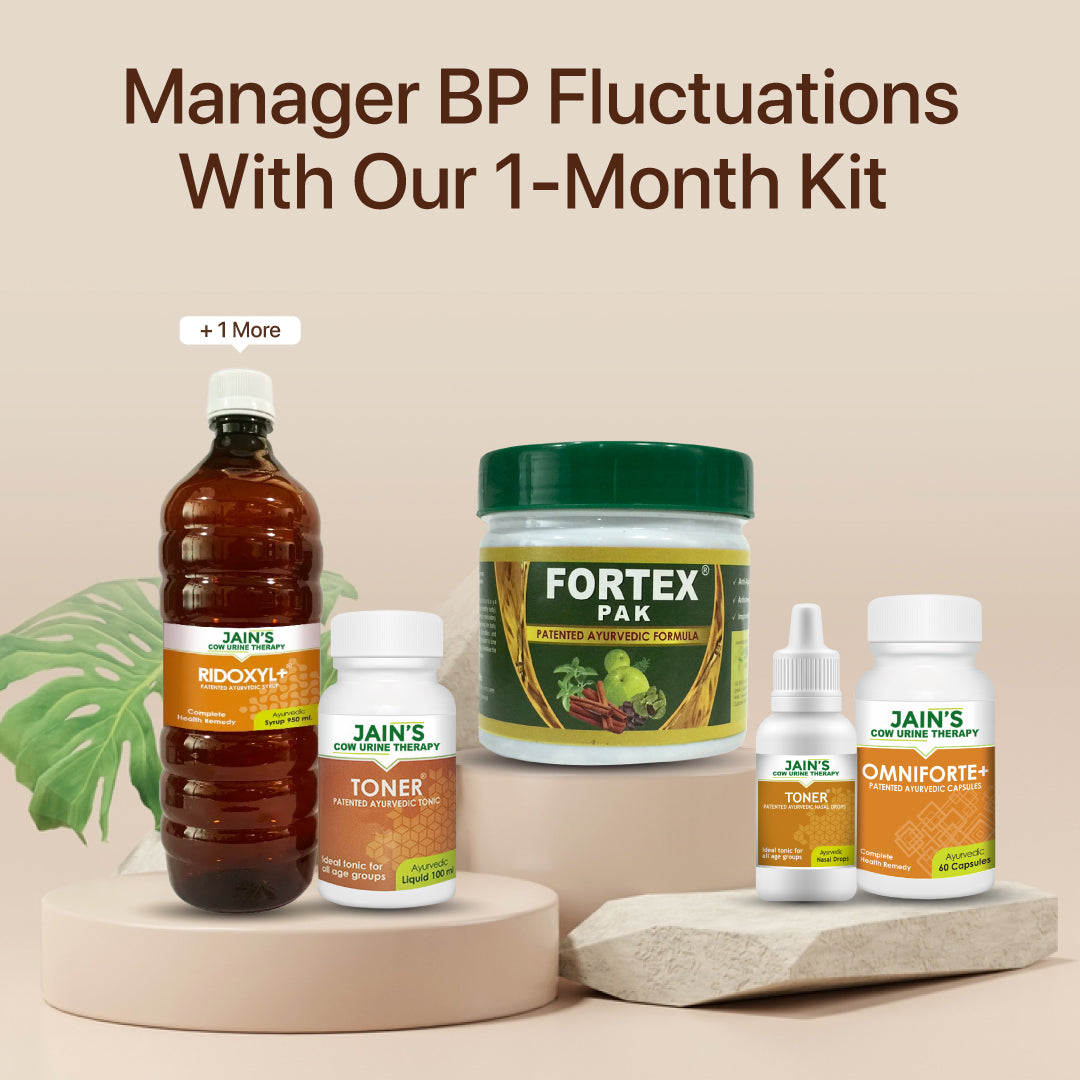 Low BP Support Kit By Jain's Cow Urine Therapy