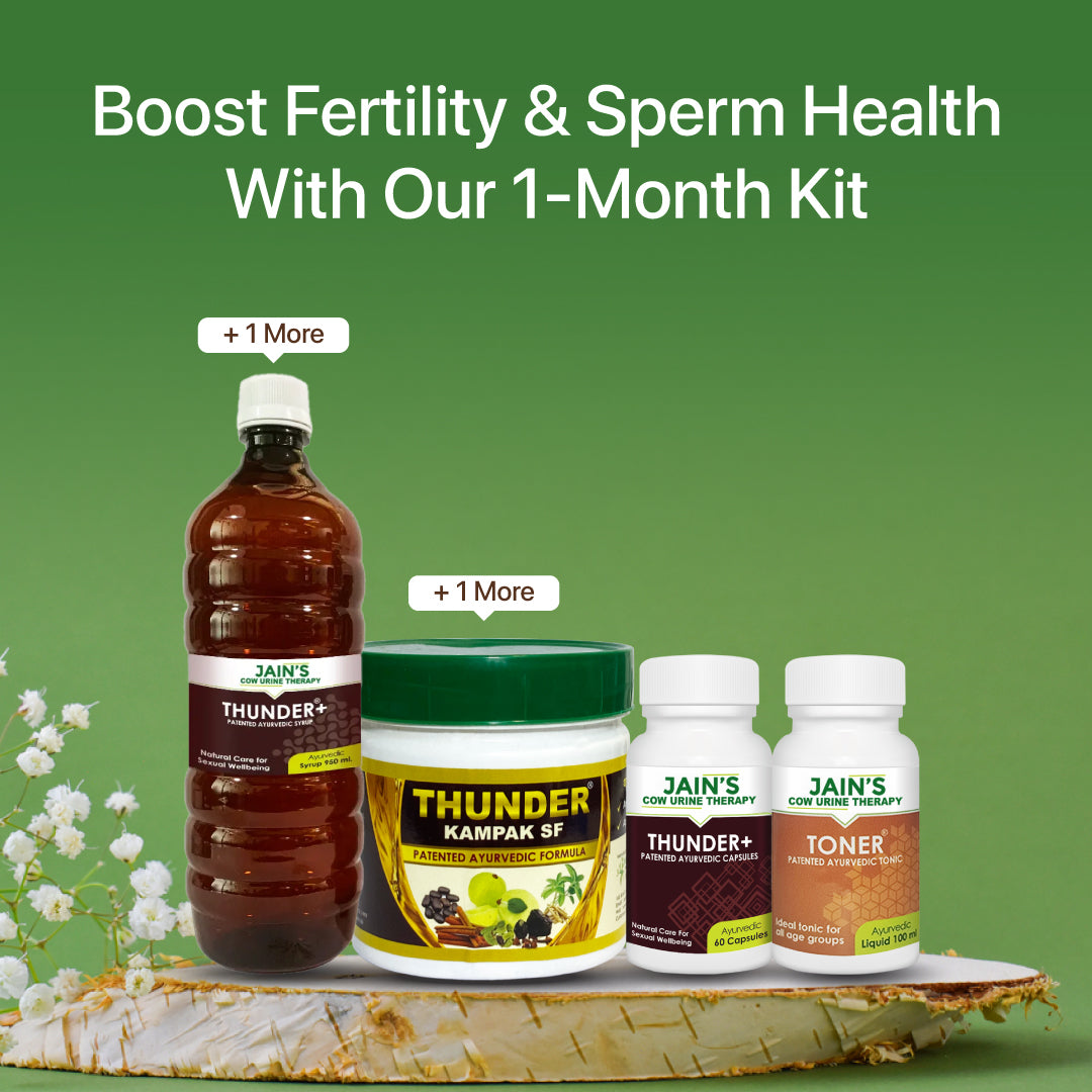 Oligospermia Support Kit By Jain's Cow Urine Therapy