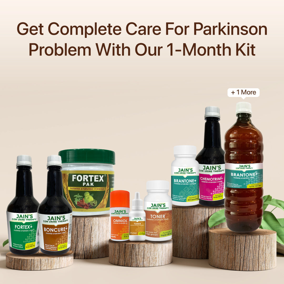 Parkinson Disease Management Kit By Jain's Cow Urine Therapy