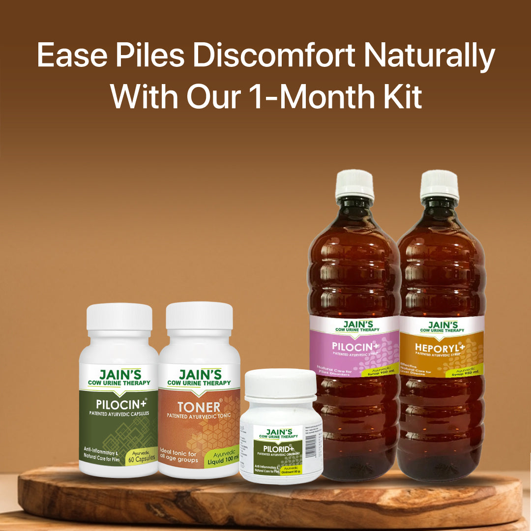 Piles Care Kit By Jain's Cow Urine Therapy
