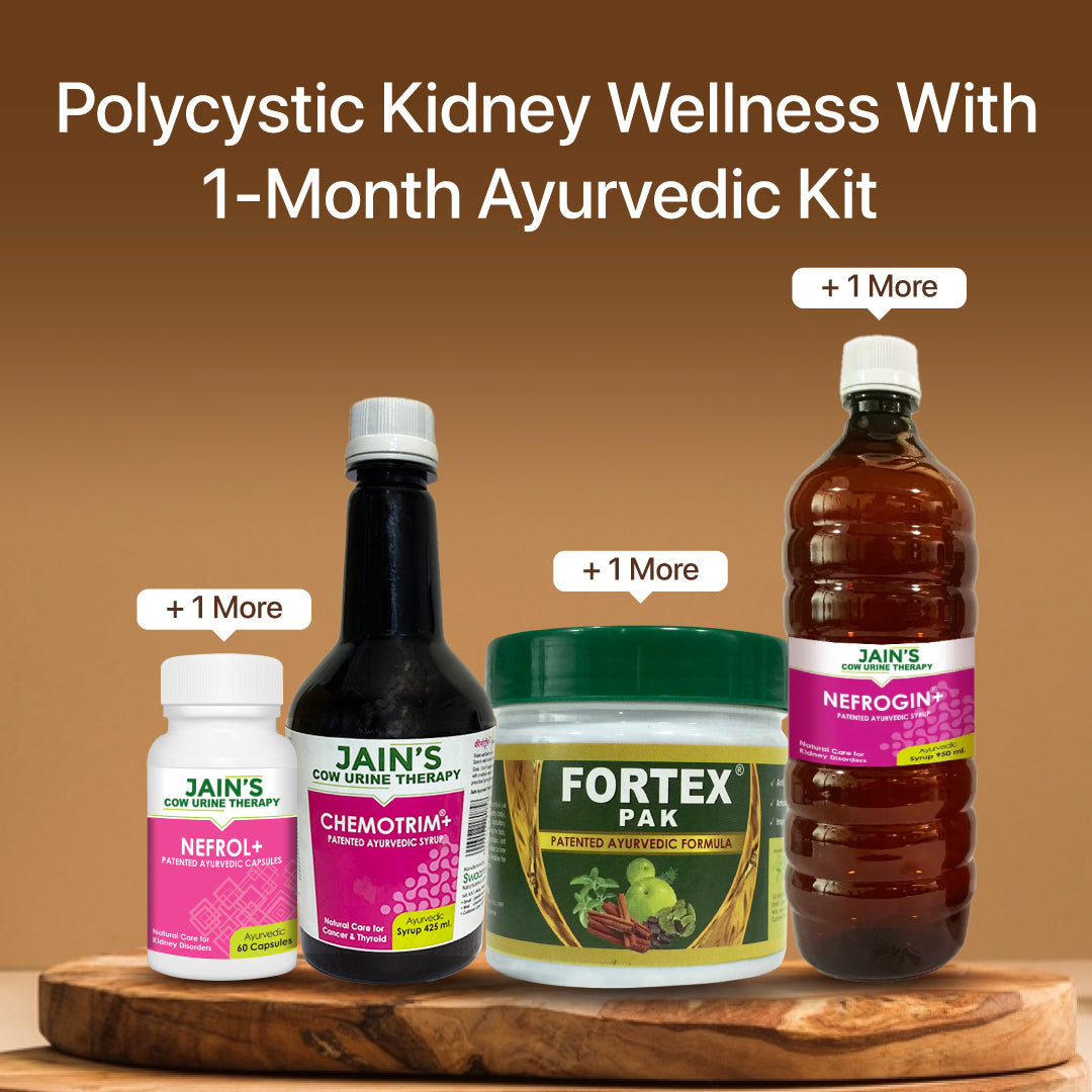 Polycystic Kidney Disease (PKD) Management Kit By Jain's Cow Urine Therapy