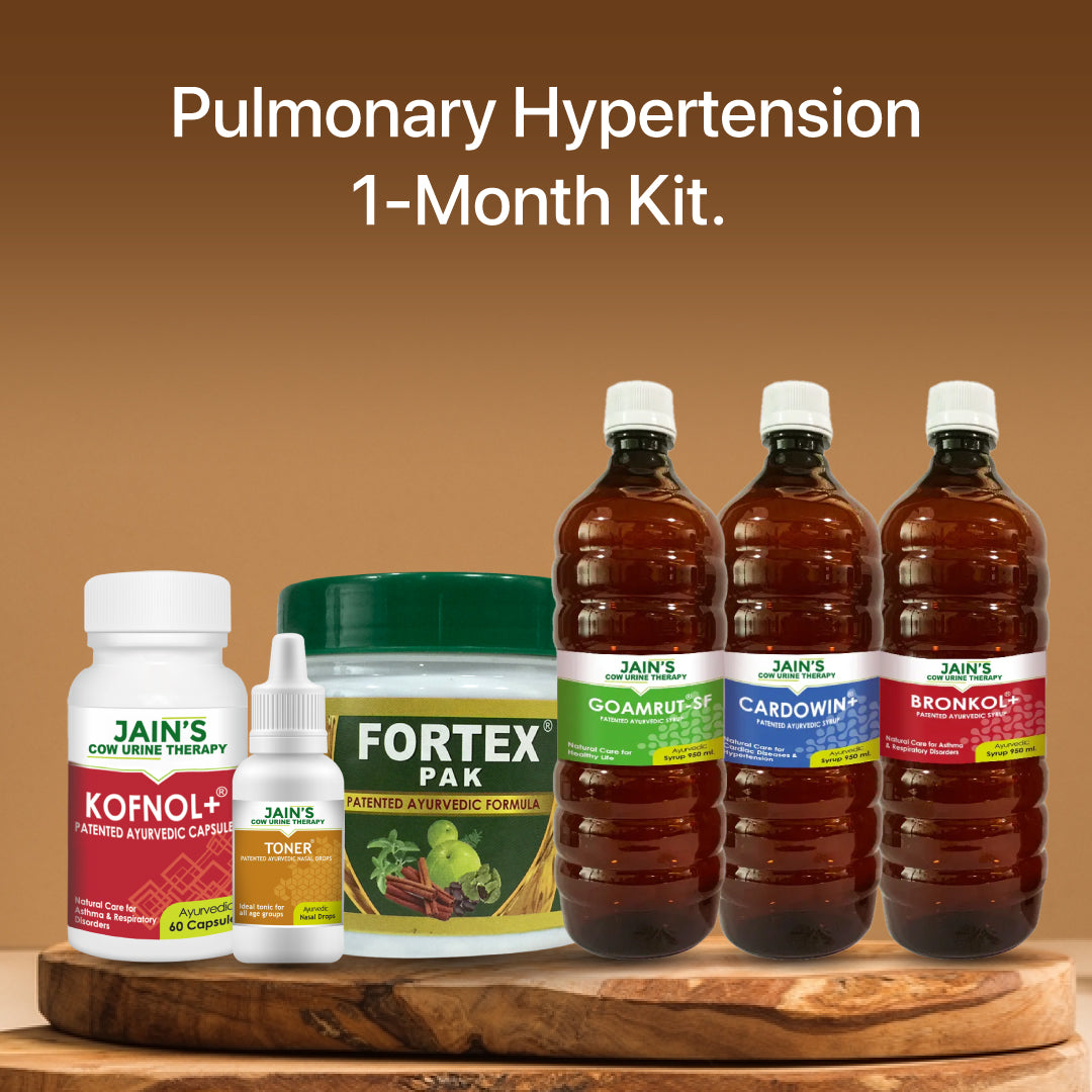 Pulmonary Hypertension Kit By Jain's Cow Urine Therapy