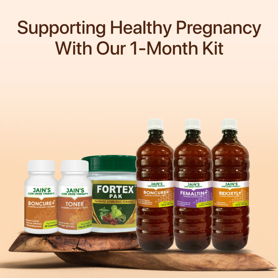 Recurring Miscarriage Prevention Kit By Jain's Cow Urine Therapy