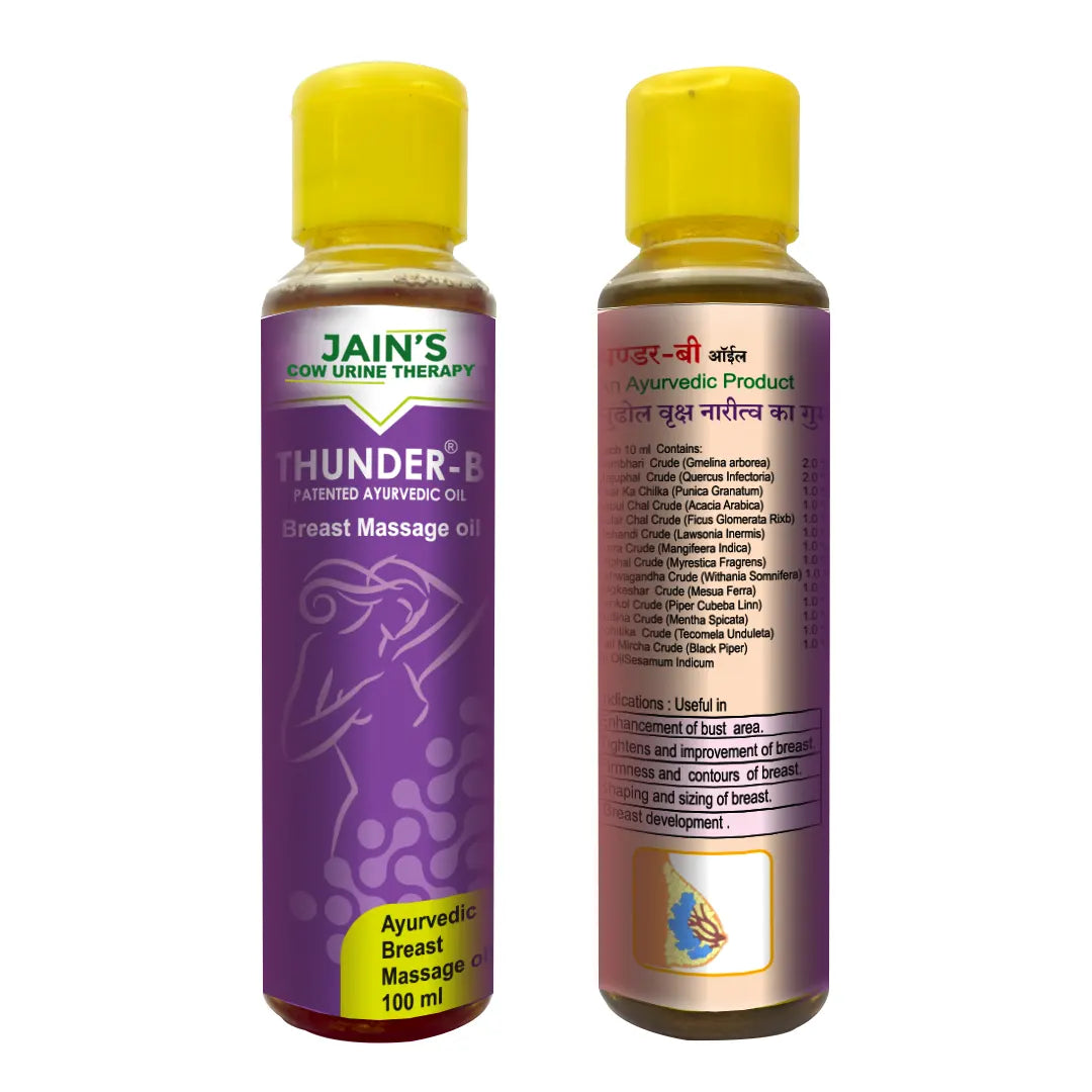 Breast Massage Oil By Jain's Cow Urine Therapy