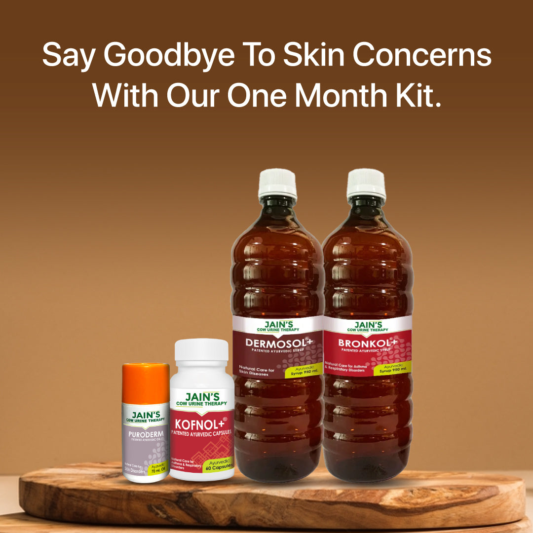 Urticaria Support Kit By Jain's Cow Urine Therapy
