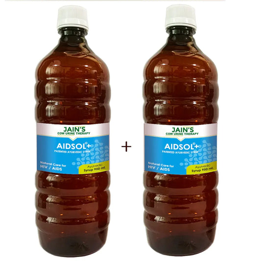 Jain's Cow Urine Therapy Aidsol+ Syrup 950ml