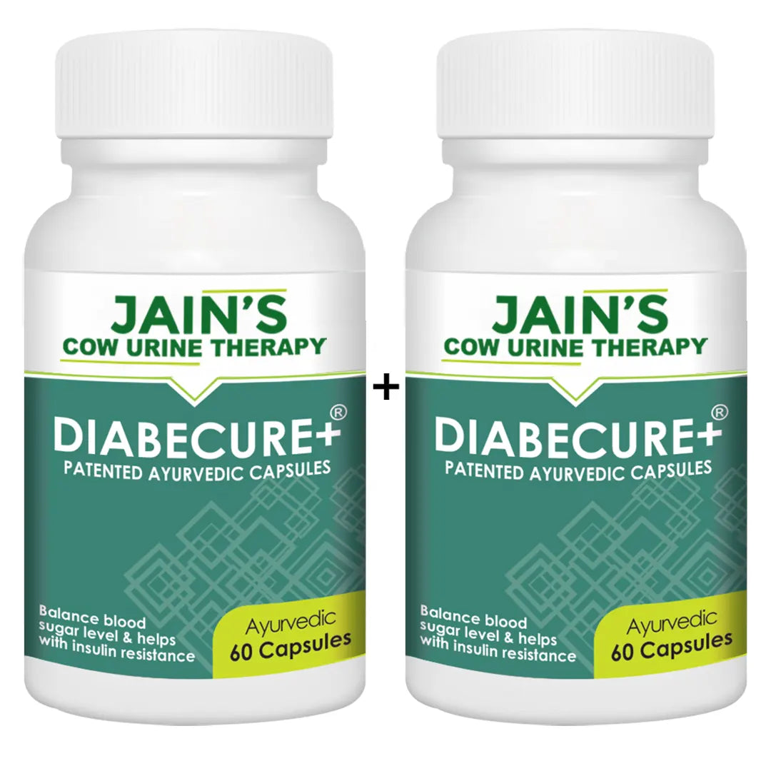 Jain's Cow Urine Therapy DIBECURE+ Capsule Pack of 60