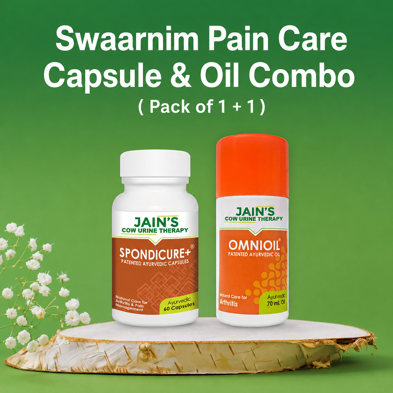 Swaarnim Pain Care Capsule & Oil Combo