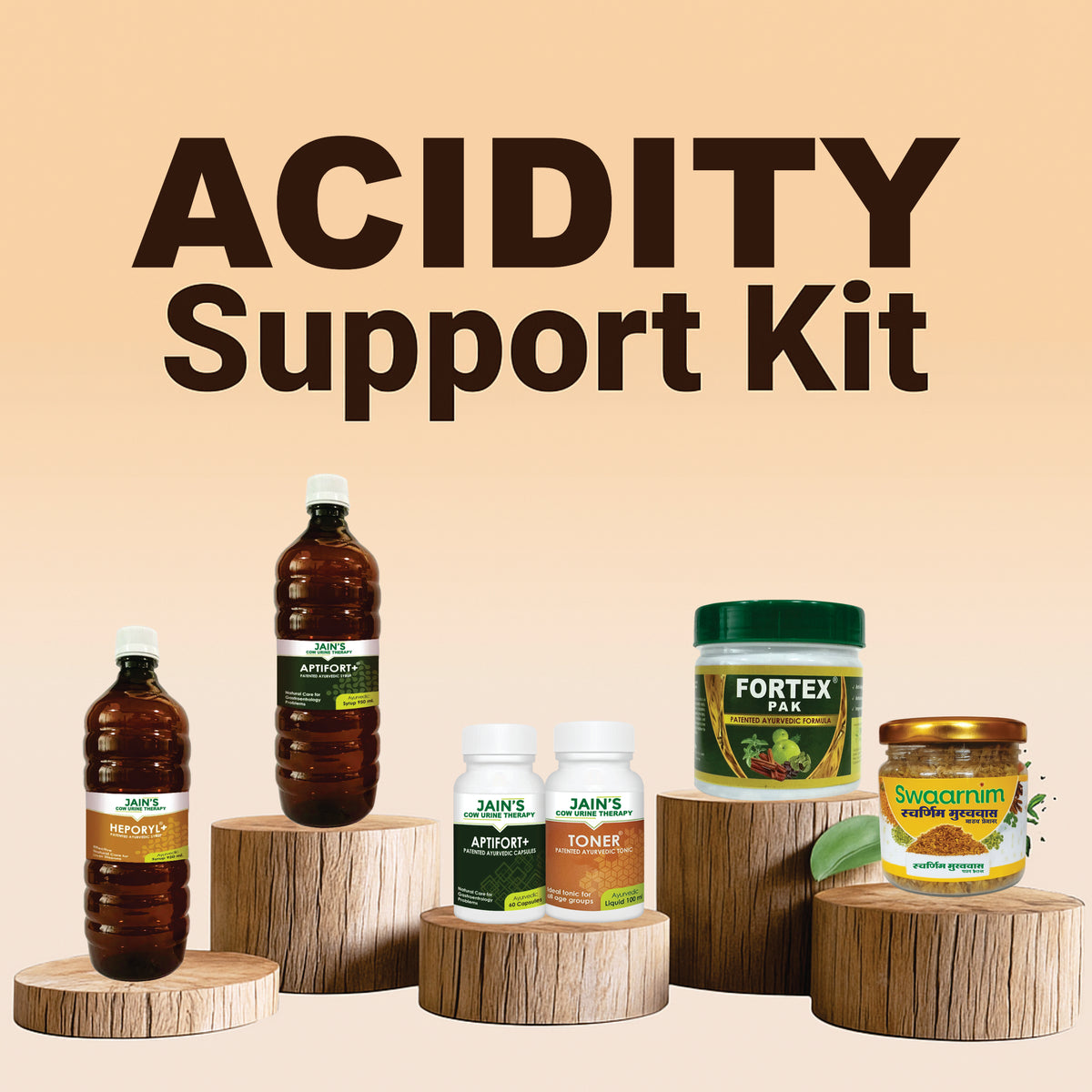 Acidity Best Solution Acidity Support Kit – Jain's Cow Urine Therapy