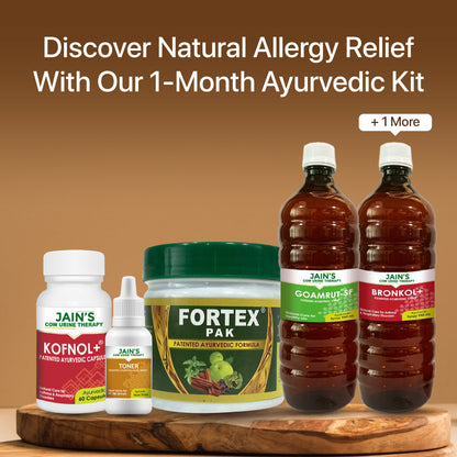Jain's Cow Urine Therapy Allergy Relief Kit