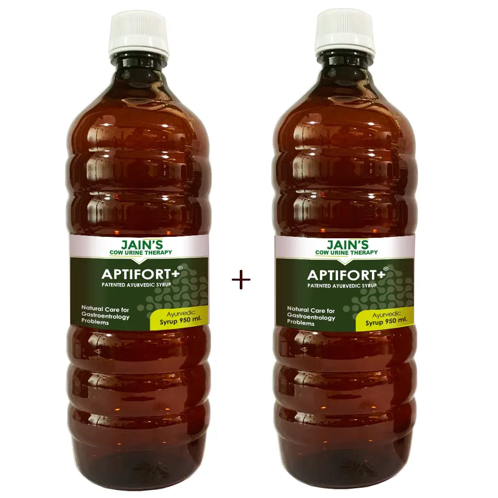 Aptifort+ Syrup 950ml - Sugar Free - Pack of 2 - Patented Ayurvedic Syrup