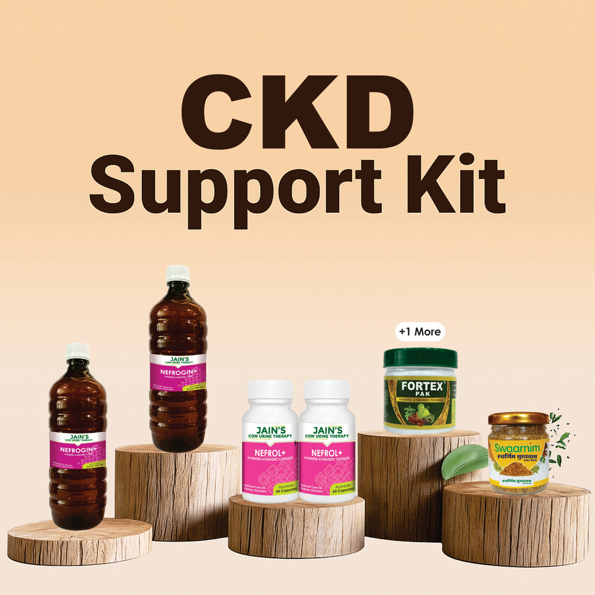 Kidney Infection Kit CHRONIC KIDNEY DISEASE (CKD) – SUPPORT KIT – Jain's Cow Urine Therapy