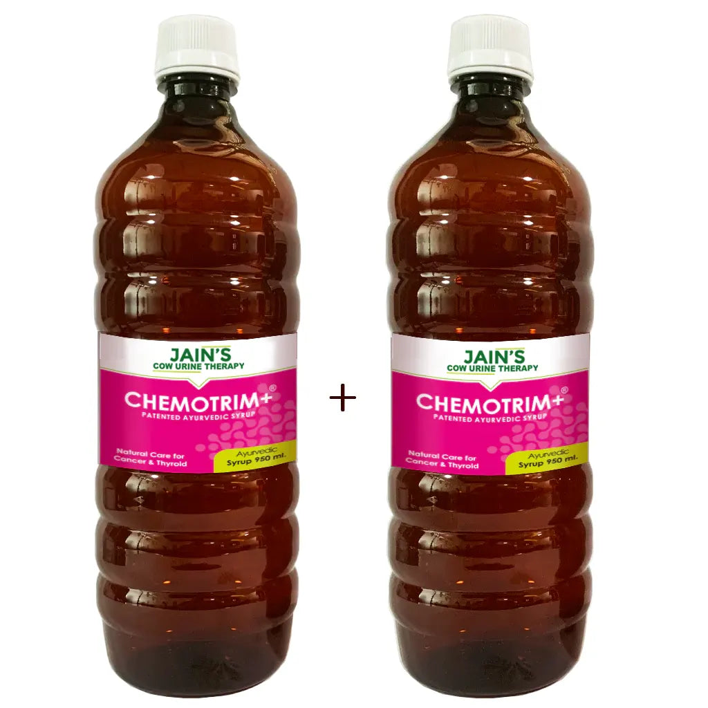 Chemotrim+ Syrup 950ml - Sugar Free - Pack of 2 - Patented Ayurvedic Syrup