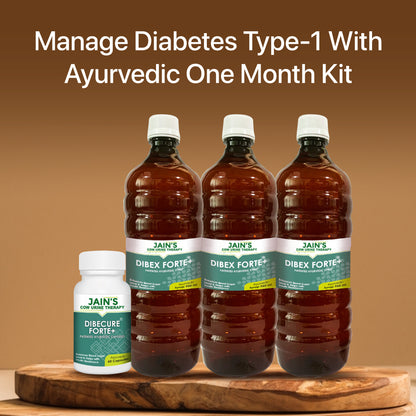 Jain's Cow Urine Therapy Diabetes Type-1 Treatment Kit