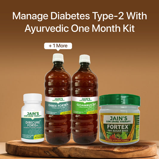 Jain's Cow Urine Therapy Diabetes Type-2 Support Kit