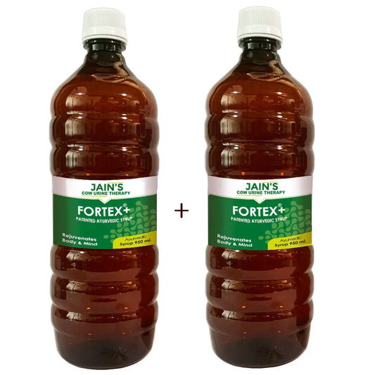 Fortex+ Syrup 950ml - Sugar Free - Pack of 2 - Patented Ayurvedic Syrup