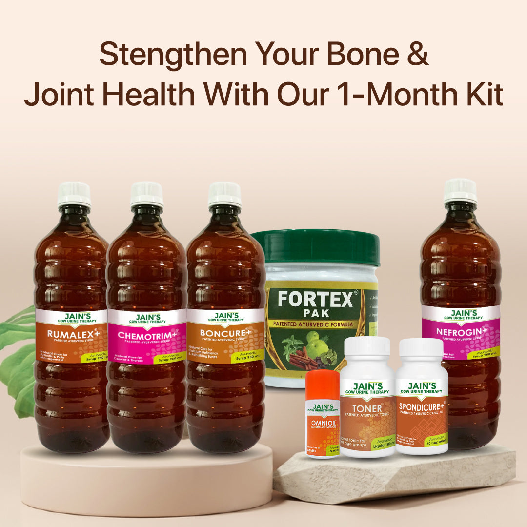 Gout Support Kit - Jain's Cow Urine Therapy