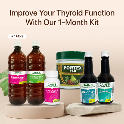 Hypothyroidism Support Kit By Jain's Cow Urine Therapy