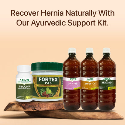 Hernia Recovery Kit By Jain's Cow Urine Therapy