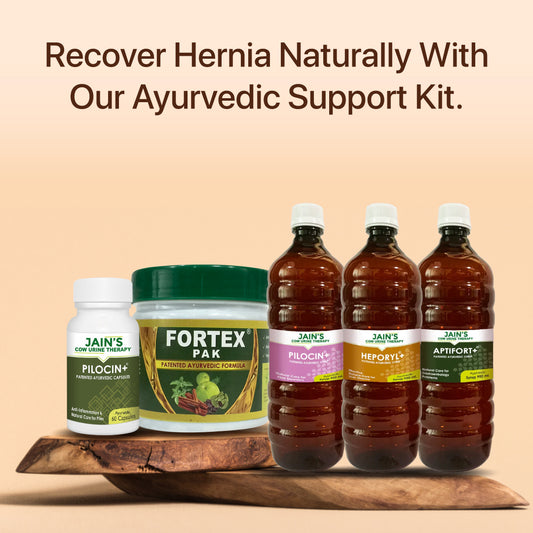 Hernia Recovery Kit By Jain's Cow Urine Therapy