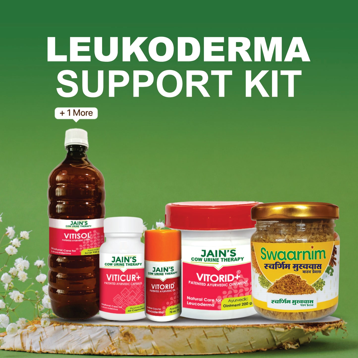 Leucoderma / Vitiligo - Support Kit