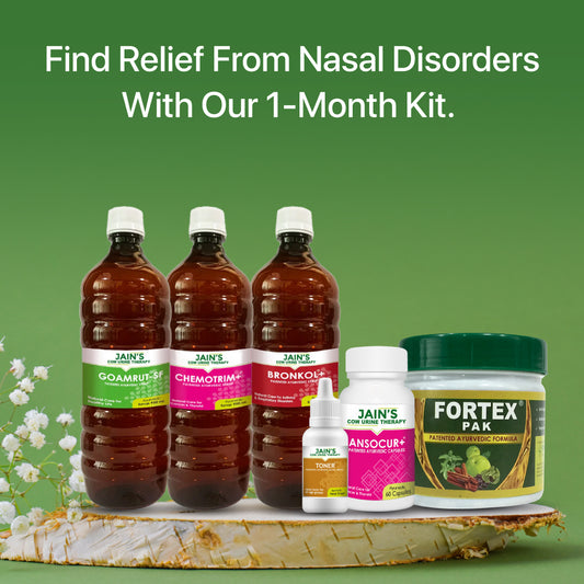 Nasal Disorders Relief Kit. - Jain's Cow Urine Therapy