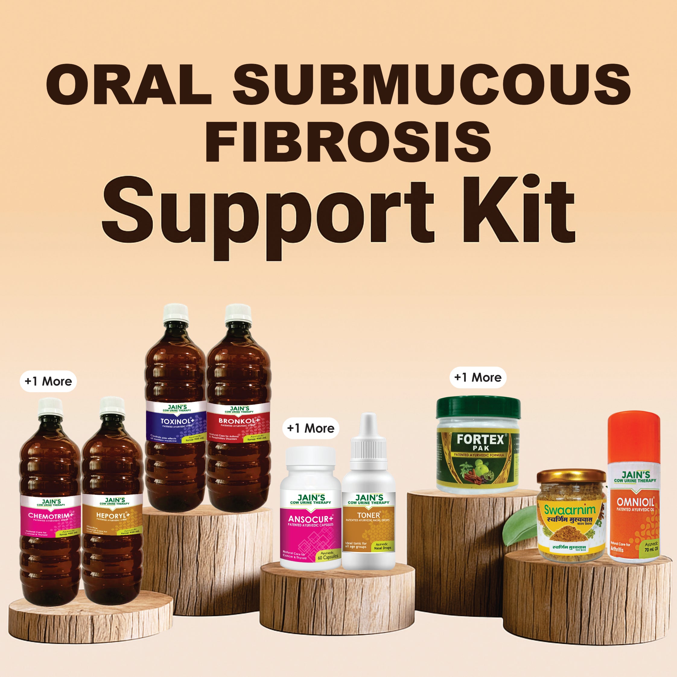 Osmf Kit ORAL SUBMUCOUS FIBROSIS (OSMF)- SUPPORT KIT – Jain's Cow Urine Therapy
