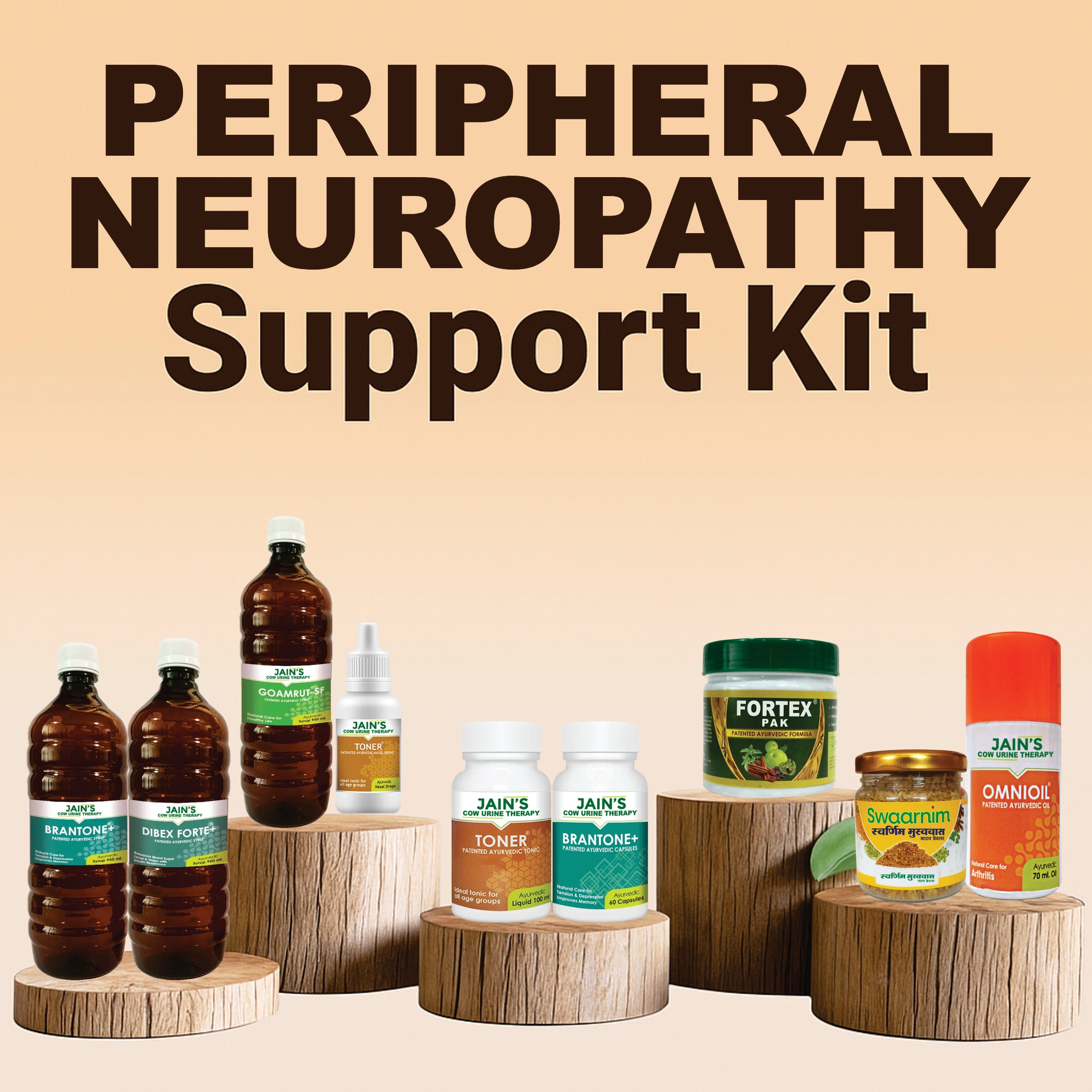 PERIPHERAL NEUROPATHY- SUPPORT KIT – Jain's Cow Urine Therapy