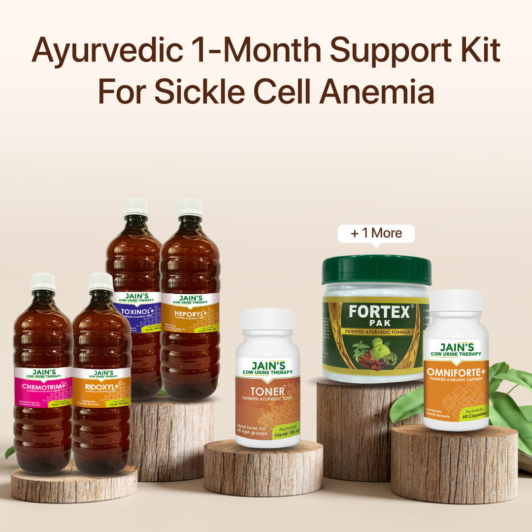 Sickle Cell Anemia Support Kit - Jain's Cow Urine Therapy