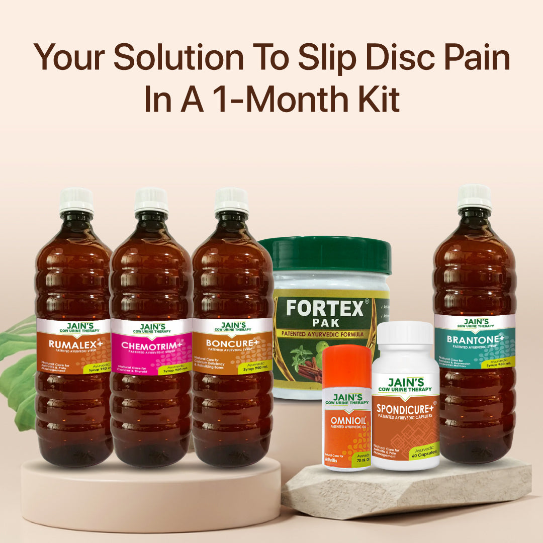 Slip Disc Support Kit - Jain's Cow Urine Therapy