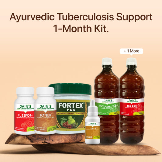 Tuberculosis (TB) support kit By Jain's Cow Urine Therapy