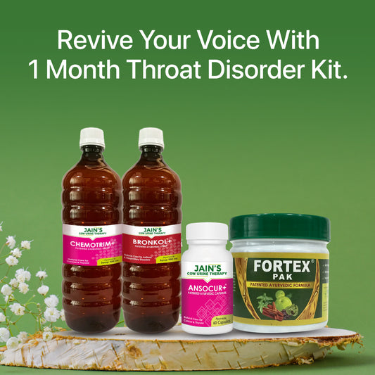 Throat Disorder Kit By Jain's Cow Urine Therapy