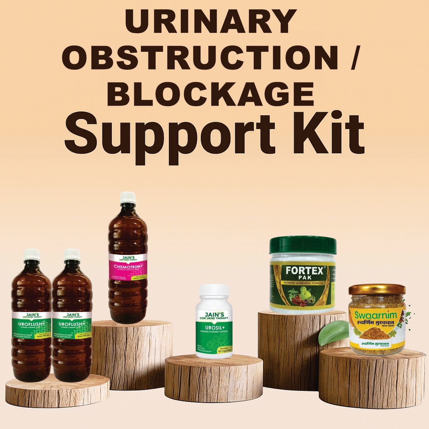 URINARY OBSTRUCTION / BLOCKAGE SUPPORT KIT