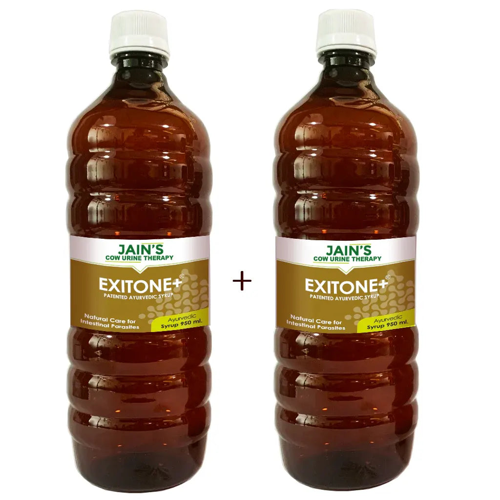 Extas Syrup Exitone+ Syrup 950ml - Sugar Free - Pack of 2 - Patented Ayurvedic Syr ...